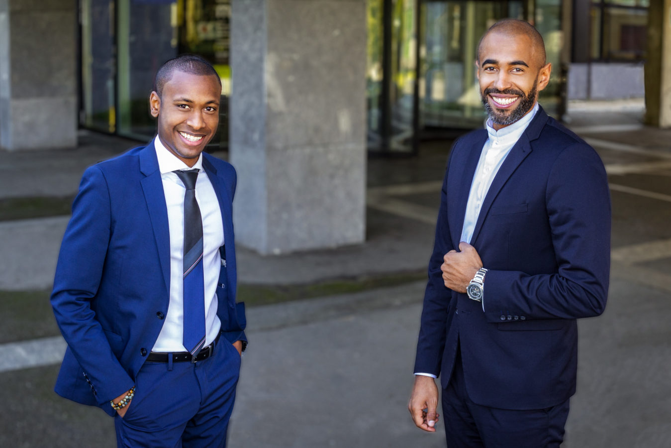 photo de killyam Baruncio et Gérald Lukuba en train de sourire