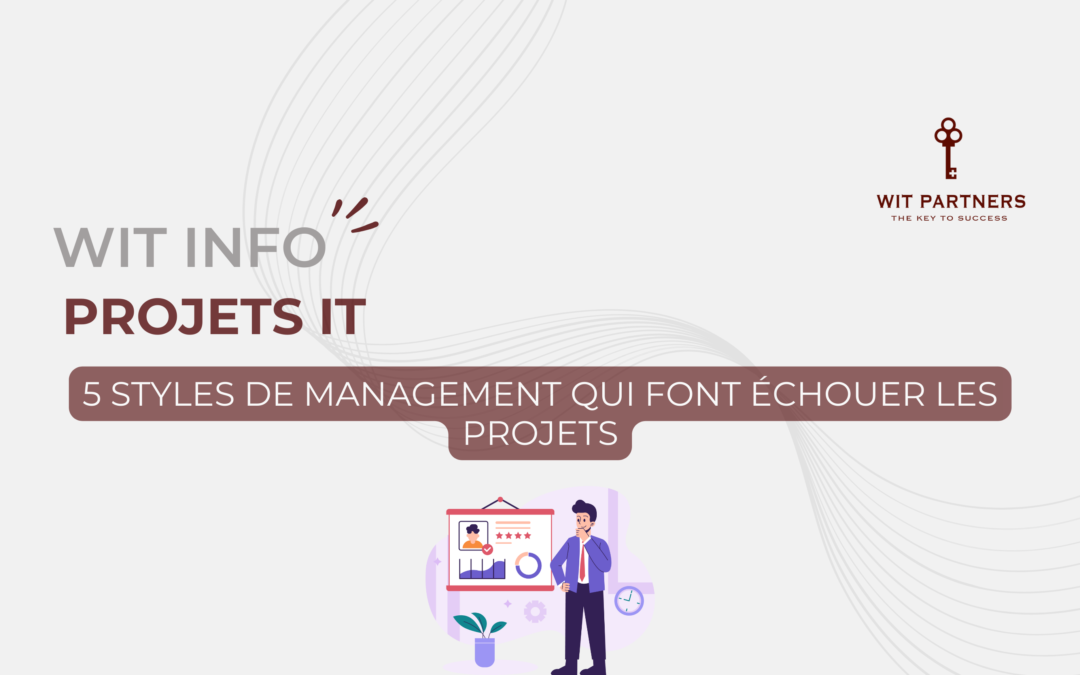 Cinq types de chefs de projet
